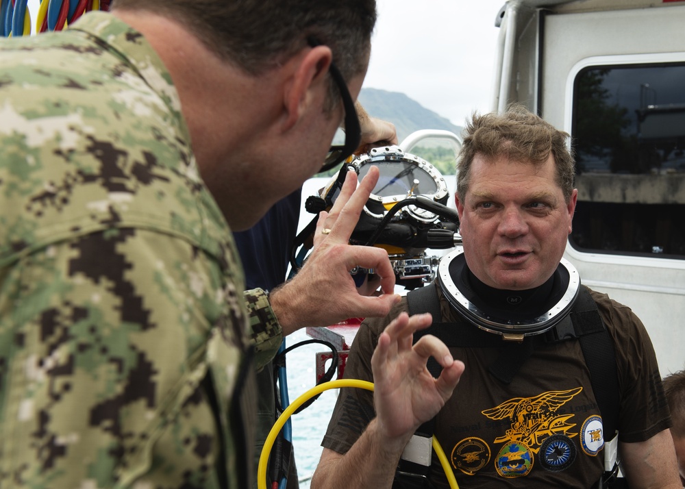 Frank Cable diving operations