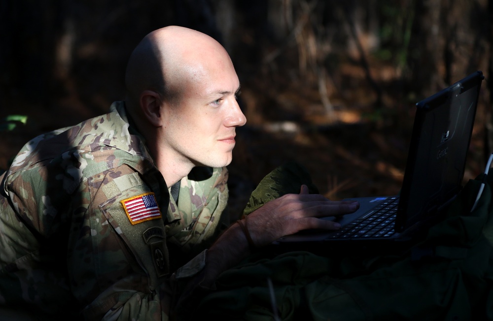 Communications Sergeant Candidates Practice Basic Skills