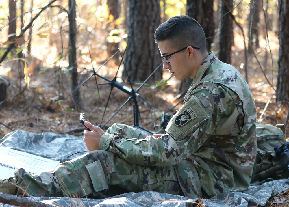 Communications Sergeant Candidates Practice Basic Skills