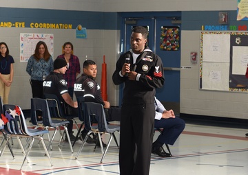 NRD San Antonio Sailors visit Dorie Miller Elementary during Pearl Harbor Remembrance Program