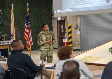 Congressional staff members visit 403rd AFSB in South Korea