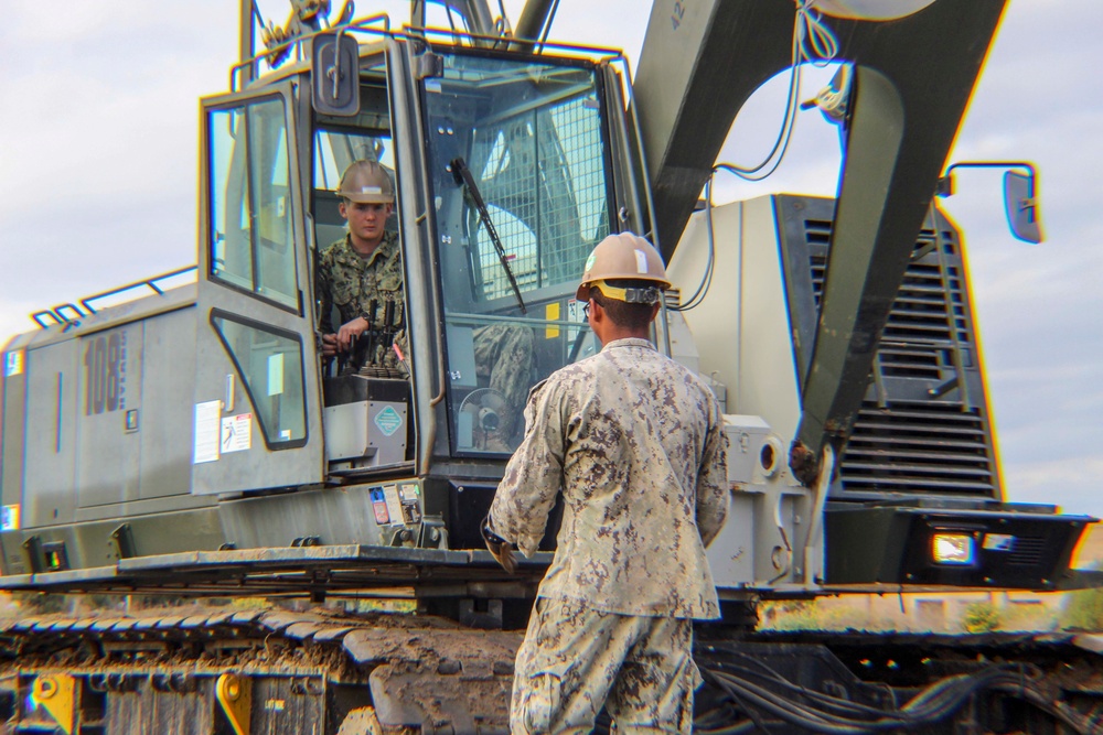 Seabees Conduct Pile Driving Training for Increased Mission Capabilities