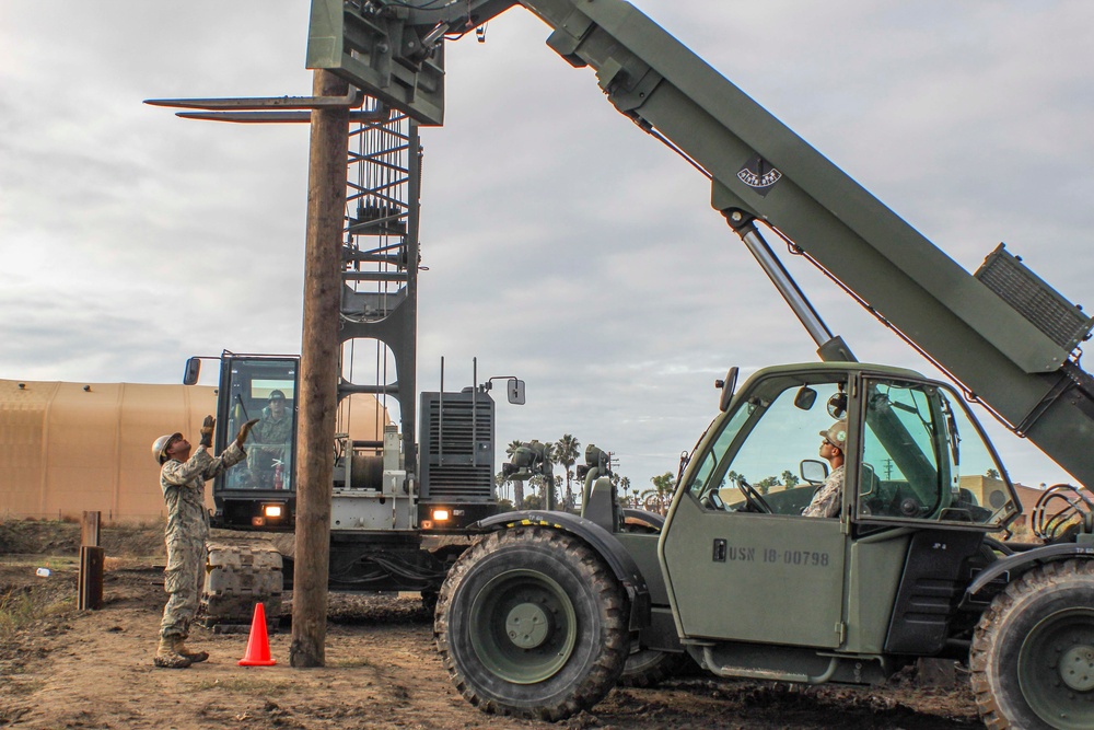 Seabees Conduct Pile Driving Training for Increased Mission Capabilities