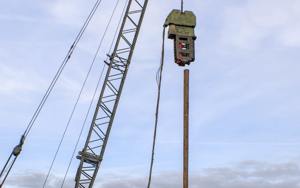 Seabees Conduct Pile Driving Training for Increased Mission Capabilities