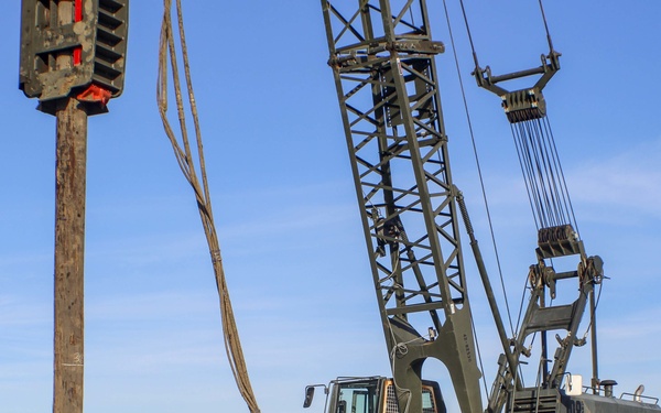 Seabees Conduct Pile Driving Training for Increased Mission Capabilities