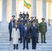 Ethiopian Minister of Defense Lemma Megersa Participates in an Armed Forces Full Honors Wreath-Laying Ceremony at the Tomb of the Unknown Soldier