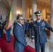 Ethiopian Minister of Defense Lemma Megersa Participates in an Armed Forces Full Honors Wreath-Laying Ceremony at the Tomb of the Unknown Soldier