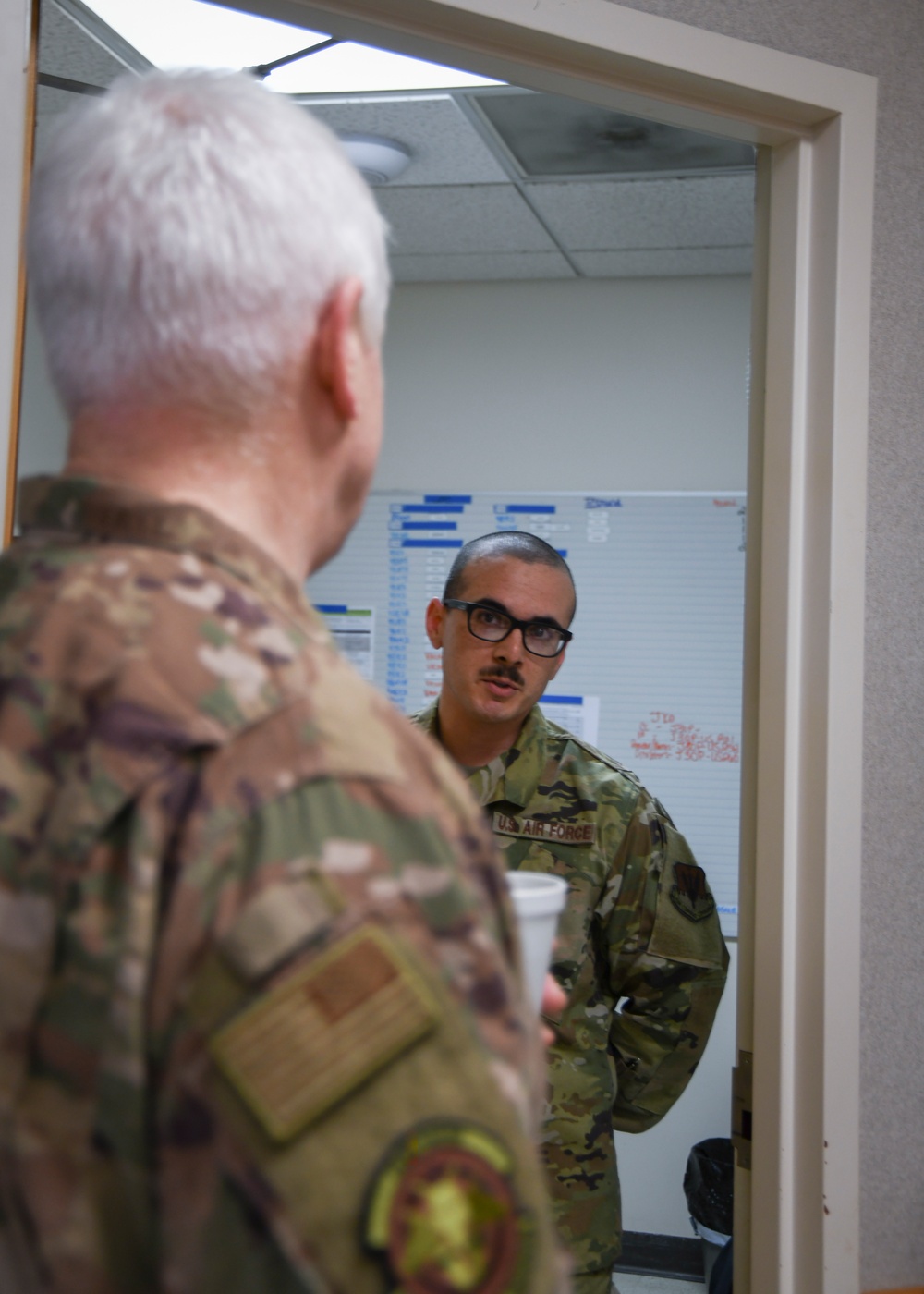 ANG director, command chief visit 118th Wing