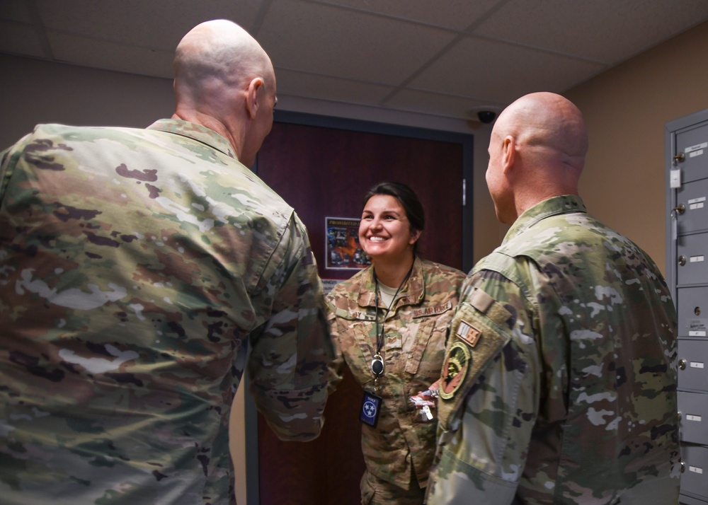 ANG director, command chief visit 118th Wing