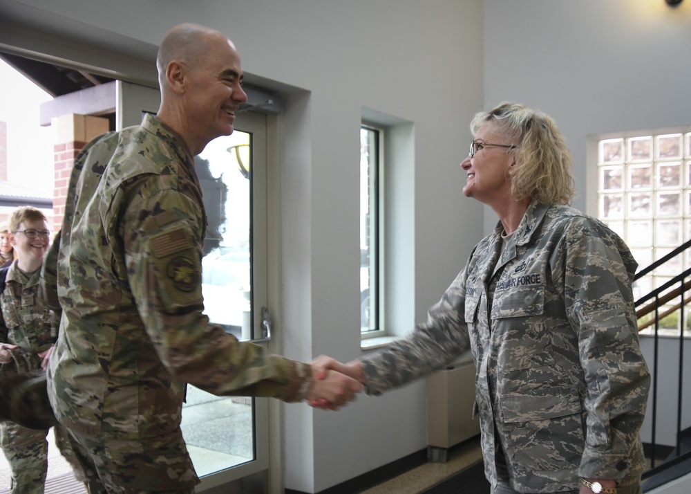 ANG director, command chief visit 118th Wing