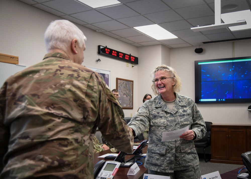 ANG director, command chief visit 118th Wing