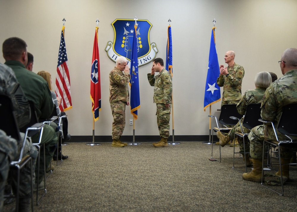 ANG director, command chief visit 118th Wing