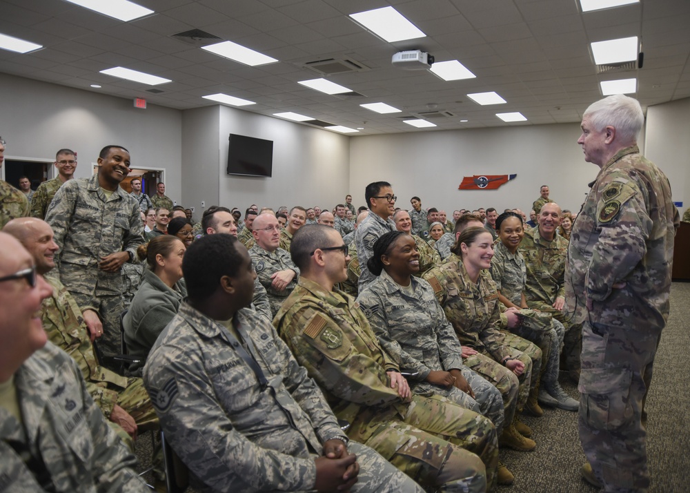 ANG director, command chief visit 118th Wing