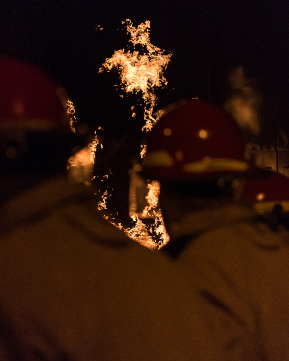 191211-N-TE695-2015 NEWPORT, R.I. (Dec. 11, 2019) -- Navy Officer Candidate School (OCS) conducts battle station drills