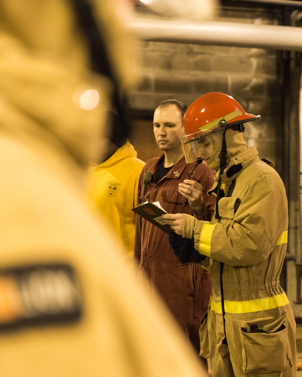 191211-N-TE695-2024 NEWPORT, R.I. (Dec. 11, 2019) -- Navy Officer Candidate School (OCS) conducts battle station drills