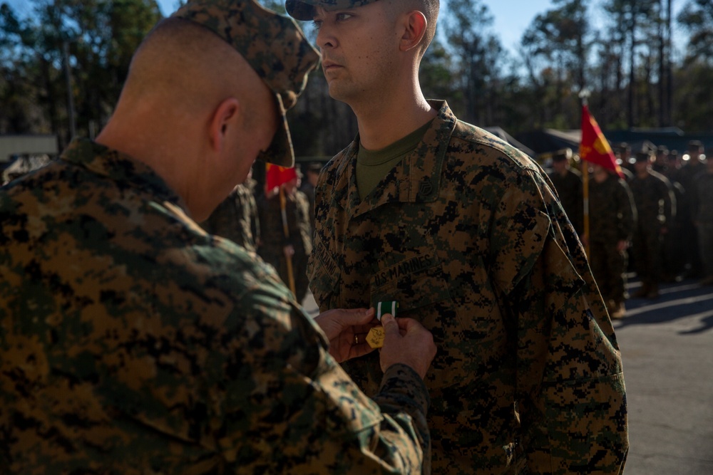 Navy &amp; Marine Corps Commendation Medal Presentation