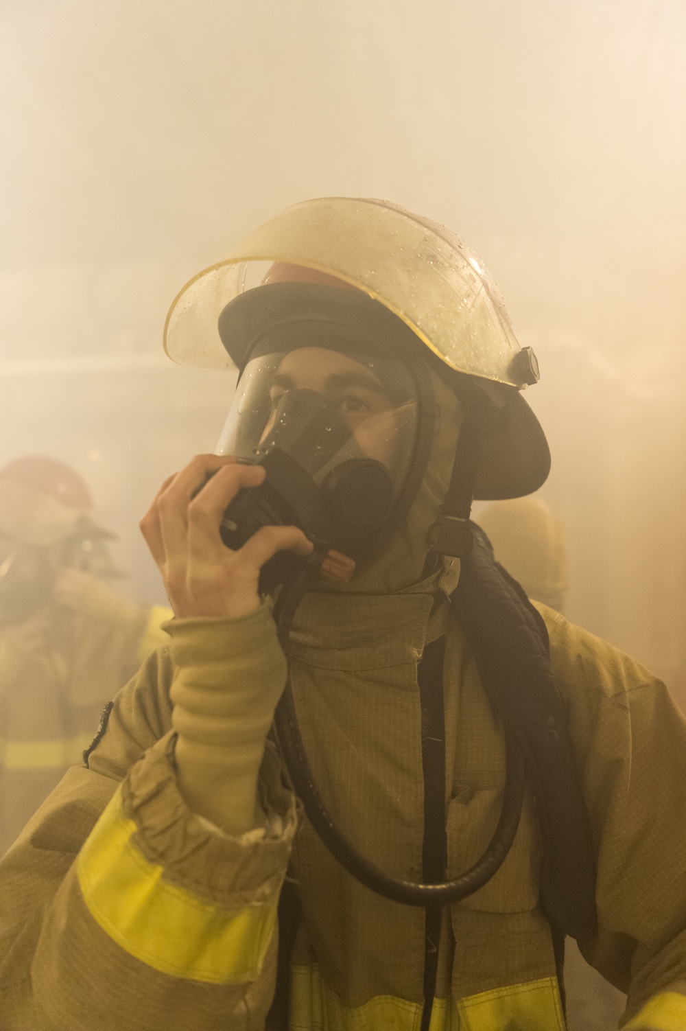 191211-N-TE695-0043 NEWPORT, R.I. (Dec. 11, 2019) -- Navy Officer Candidate School (OCS) conducts battle station drills