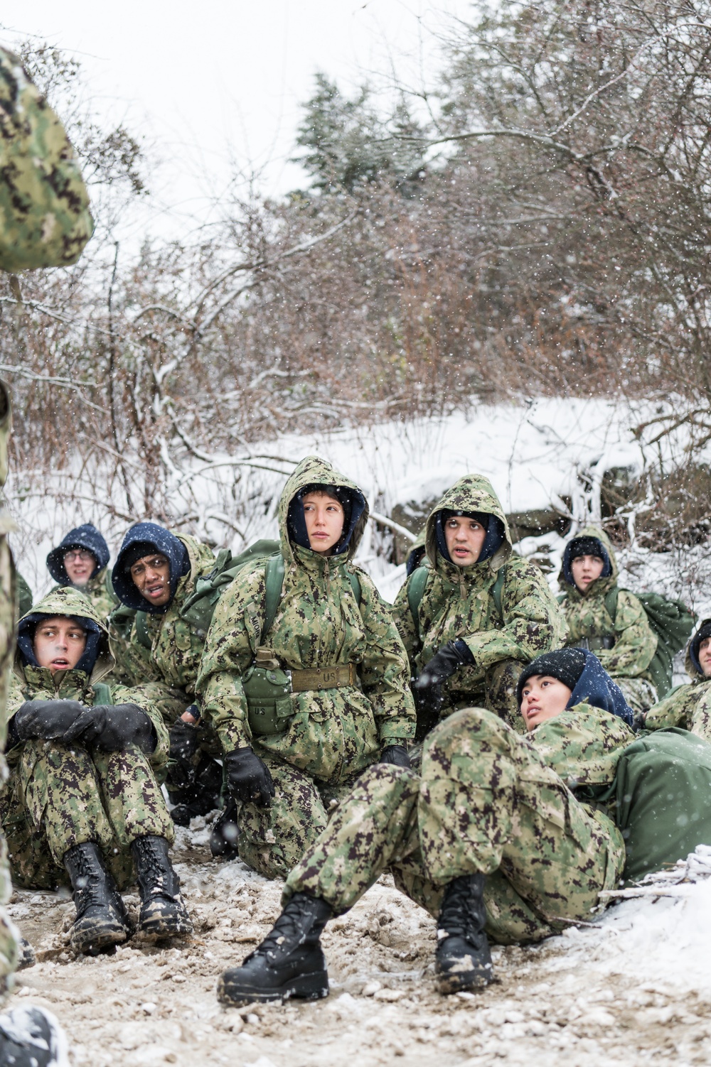 191211-N-TE695-0061 NEWPORT, R.I. (Dec. 11, 2019) -- Navy Officer Candidate School (OCS) conducts battle station drills