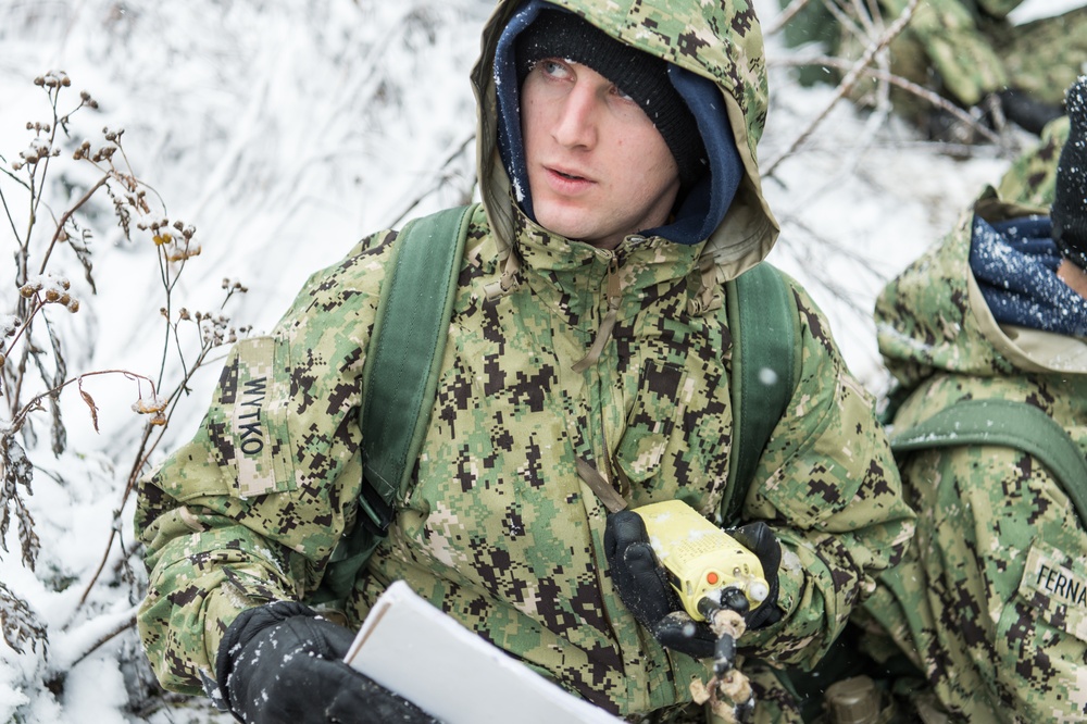 191211-N-TE695-0072 NEWPORT, R.I. (Dec. 11, 2019) -- Navy Officer Candidate School (OCS) conducts battle station drills