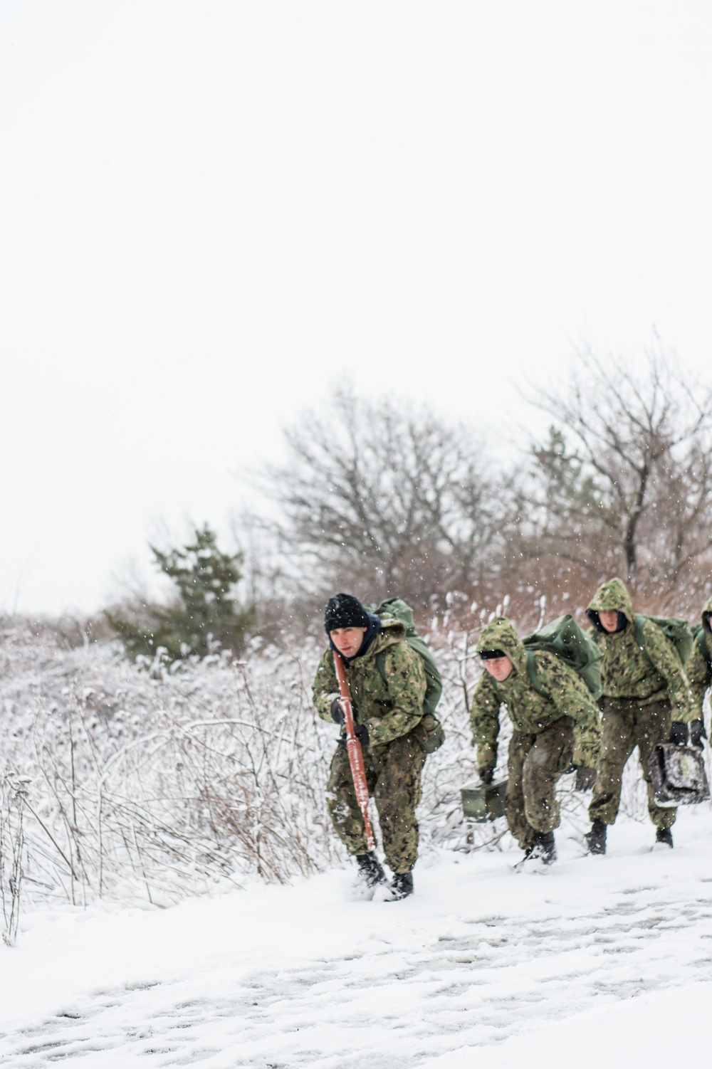 191211-N-TE695-0085 NEWPORT, R.I. (Dec. 11, 2019) -- Navy Officer Candidate School (OCS) conducts battle station drills