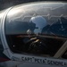 U.S. Sailor prepares to take off