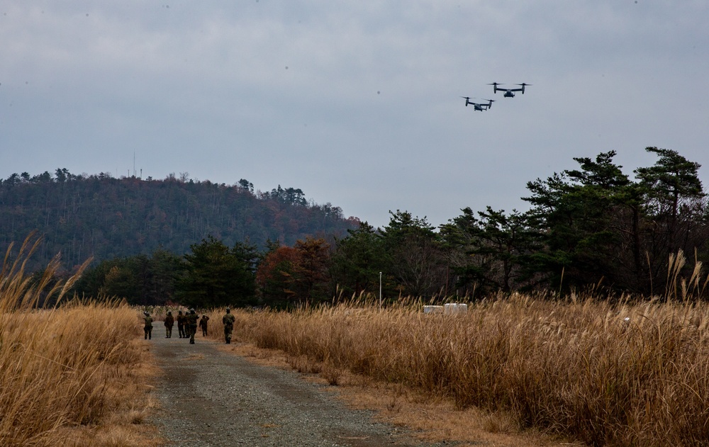 Osprey and Huey Insert and Attack