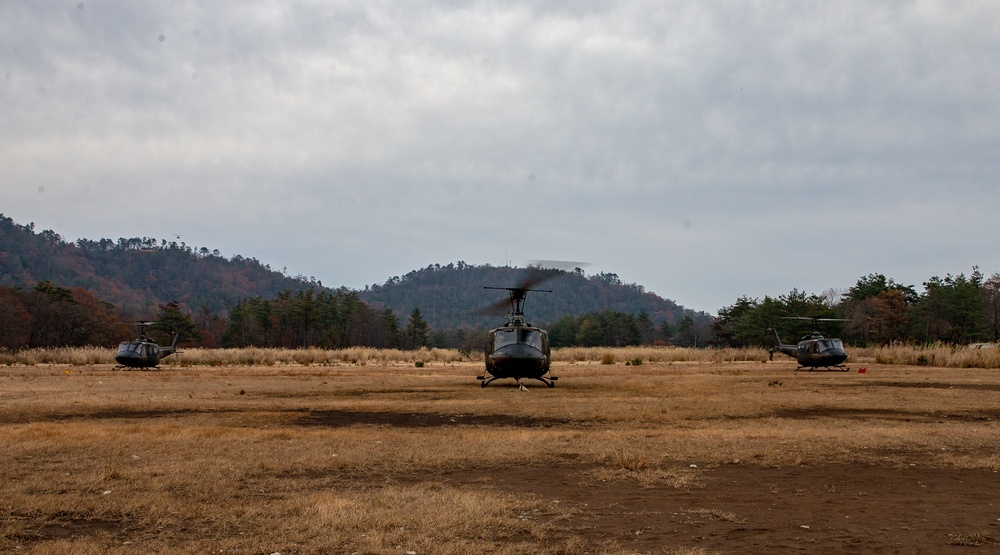 Osprey and Huey Insert and Attack