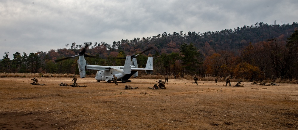 Osprey and Huey Insert and Attack