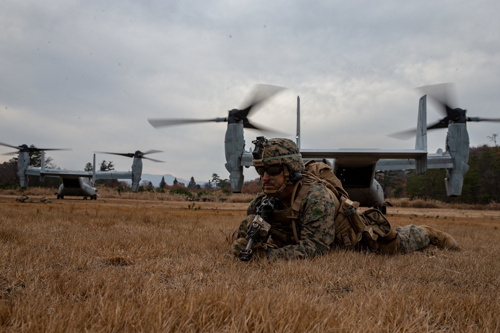 Osprey and Huey Insert and Attack