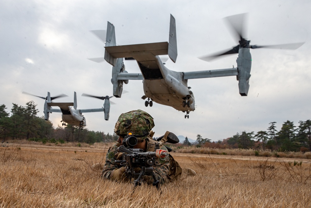 Osprey and Huey Insert and Attack