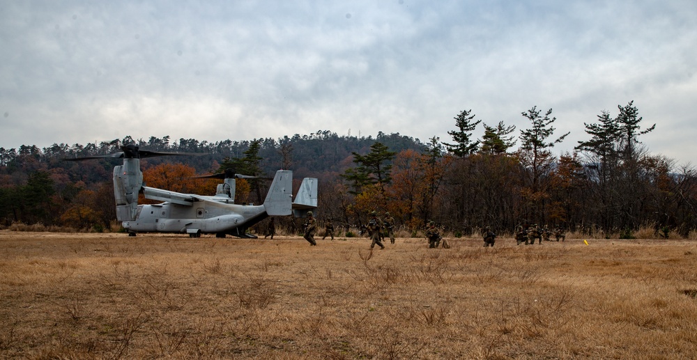 Osprey and Huey Insert and Attack