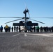 U.S. Sailors participate in a FOD walkdwon