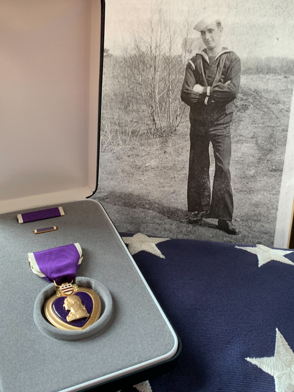 Coast Guard presents Purple Heart medal in Newport, Rhode Island