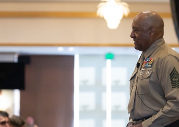 Learning from the Old Breed: Sgt. Maj. John Canley visits III MEF