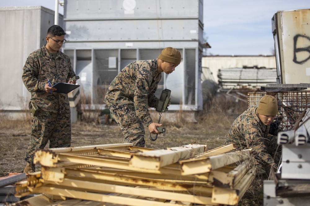 2nd MAW CBRN Marines participate in radiological training course Day #2