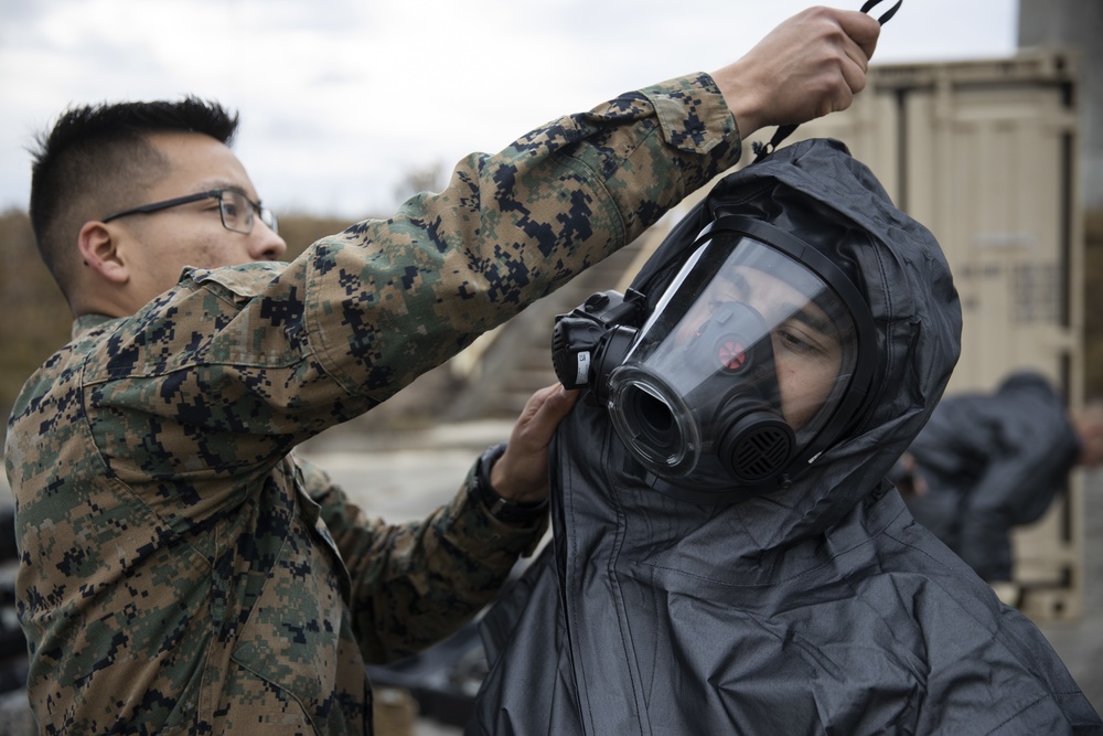 2nd MAW CBRN Marines participate in radiological training course Day #2