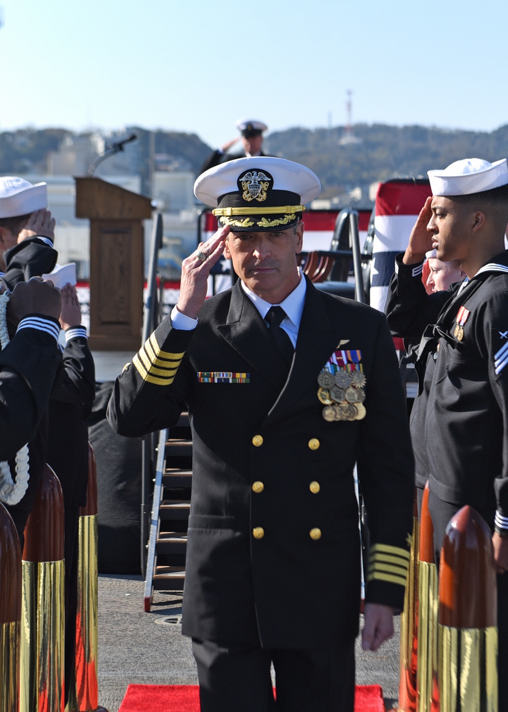Blue Ridge Change of Command Ceremony