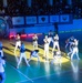 MKAB service members compete in a charity basketball game in Romania