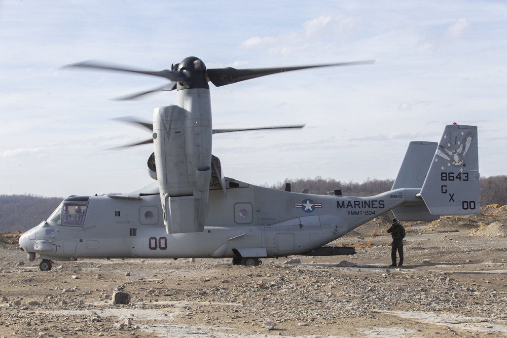 MV-22 Osprey Extended Flight Training