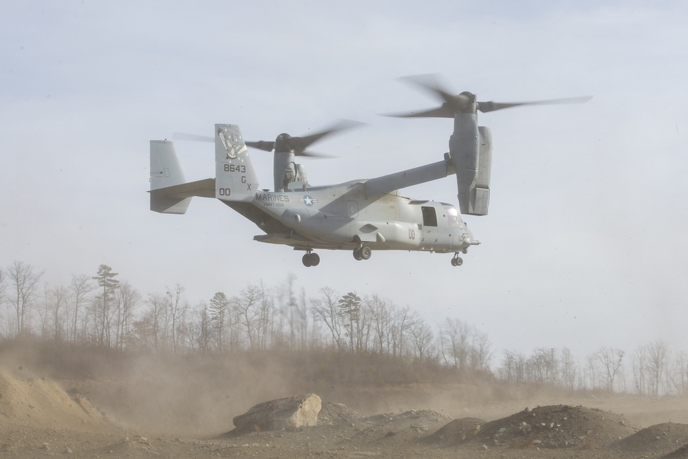 MV-22 Osprey Extended Flight Training