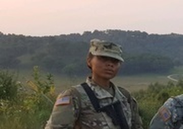 Running towards gun fire: Soldier demonstrates courage on and off duty