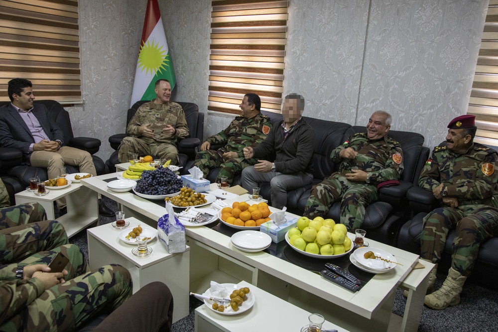 Col. Holden Meets With Maj. Gen. Aziz Waisi