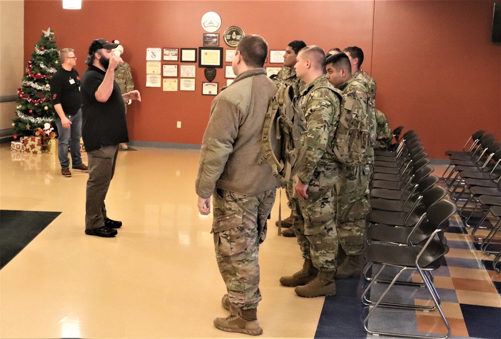 Cold-Weather Operations Course students issued gear at Fort McCoy Central Issue Facility