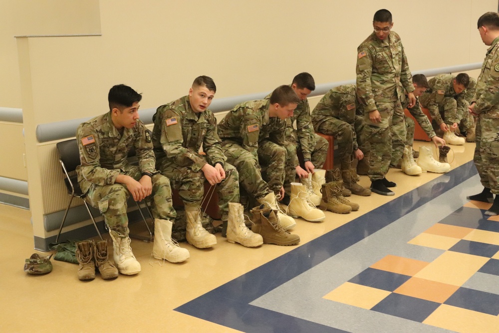 Cold-Weather Operations Course students issued gear at Fort McCoy Central Issue Facility