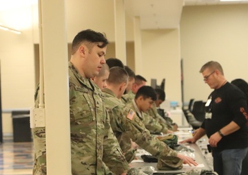 Cold-Weather Operations Course students issued gear at Fort McCoy Central Issue Facility