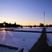 Snowy Sunrise at Fort McCoy