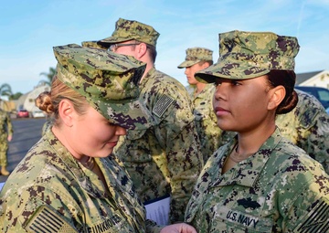 Seabees are Frocked to Next Paygrade