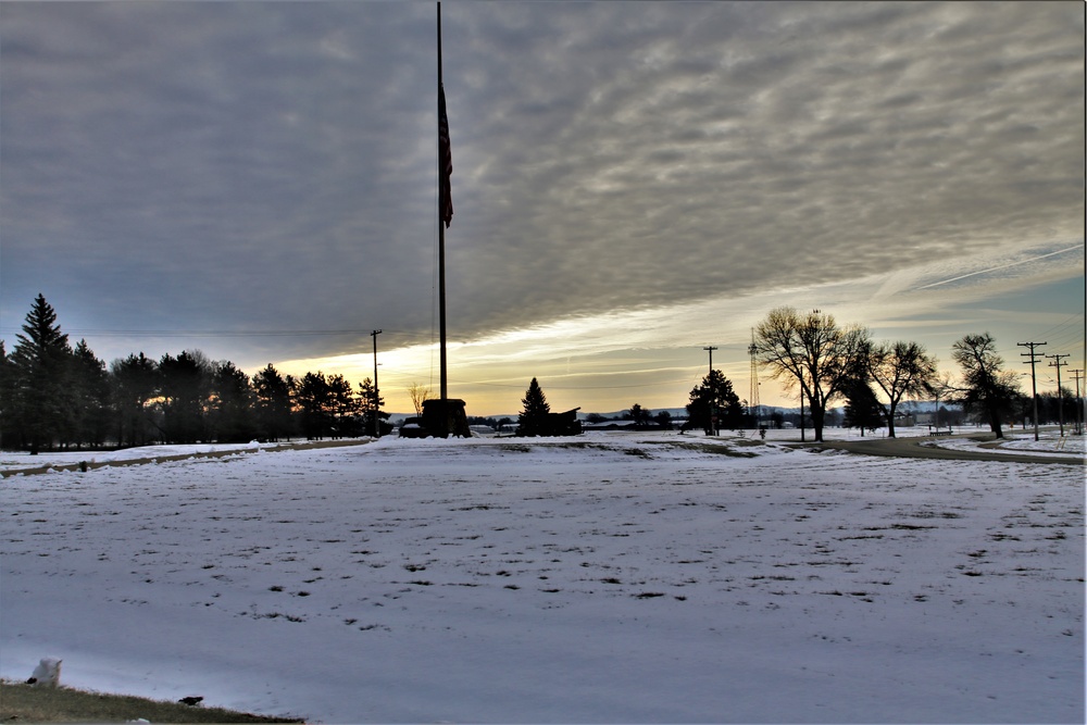 Flag flown at half-staff at Fort McCoy for former Gen. Volney Warner