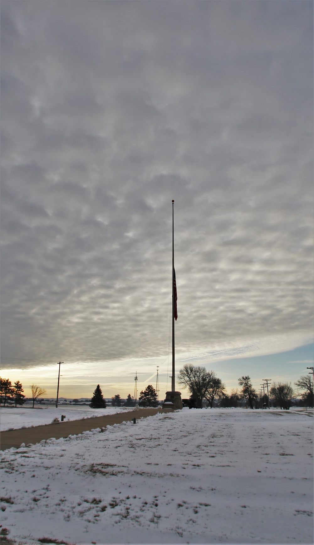 Flag flown at half-staff at Fort McCoy for former Gen. Volney Warner