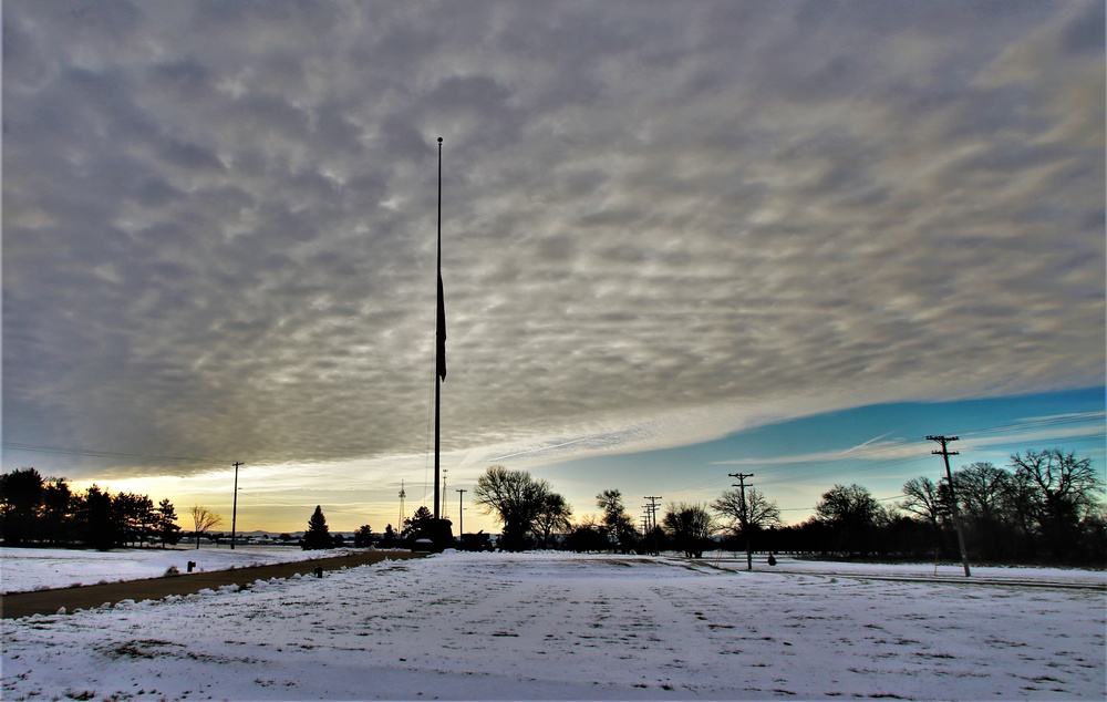 Flag flown at half-staff at Fort McCoy for former Gen. Volney Warner